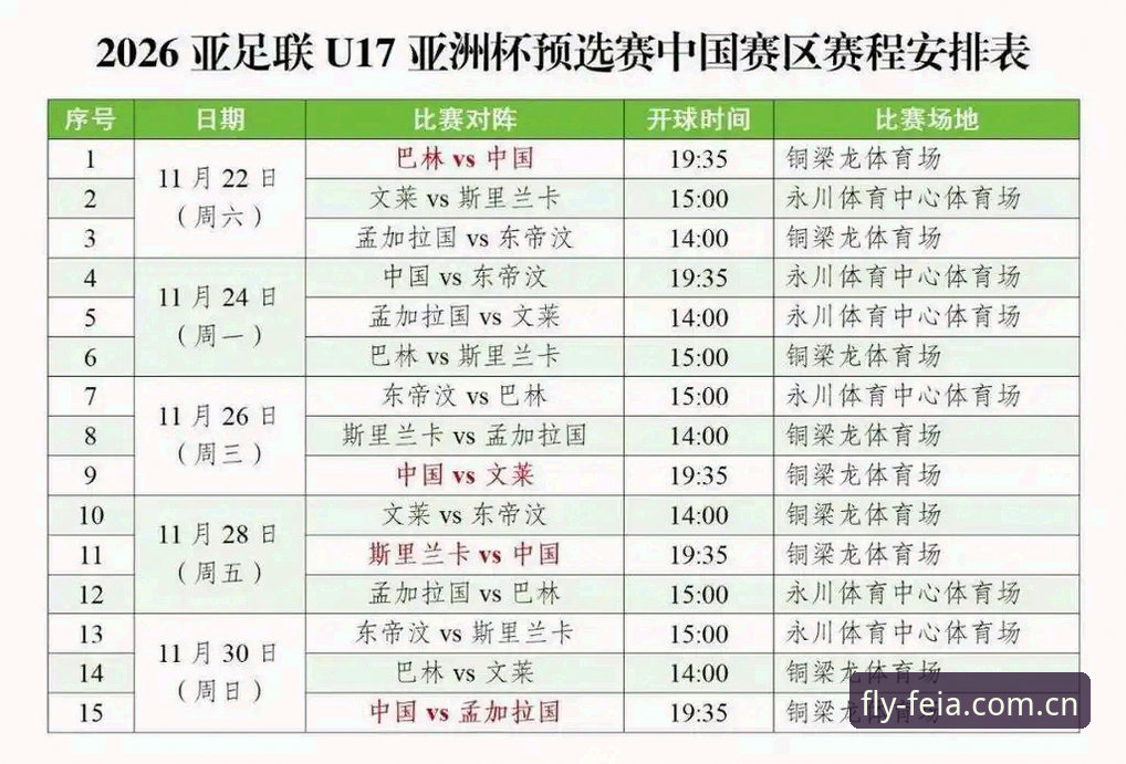 U17世界杯抽签结果解读：飞亚体育平台观赛操作教程